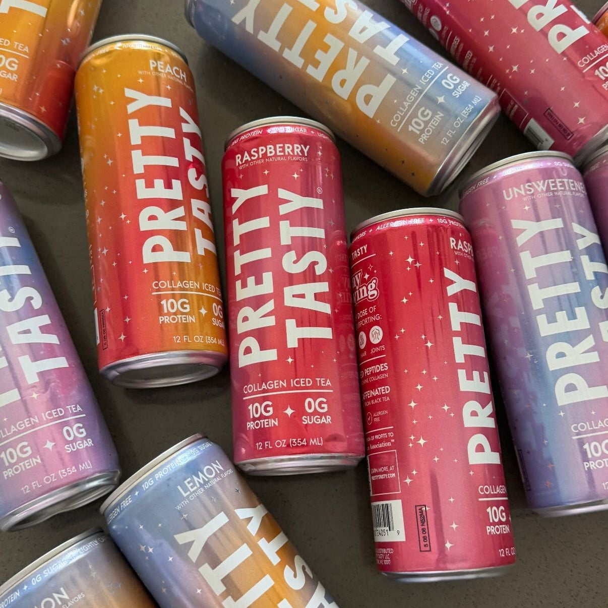 Pretty Tasty Collagen Tea Variety Pack (10g Protein Peptides)