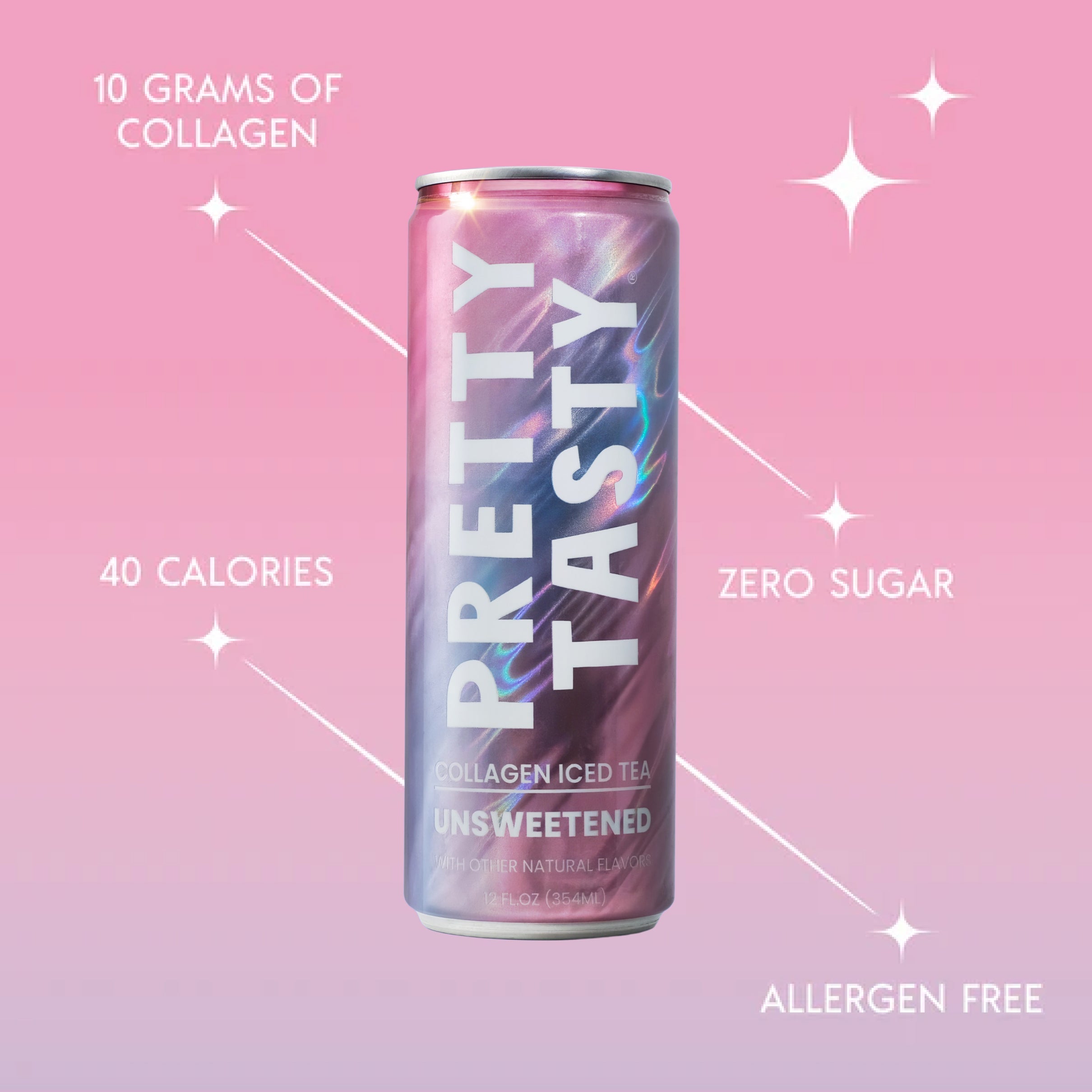 Pretty Tasty Collagen Tea Variety Pack (10g Protein Peptides)