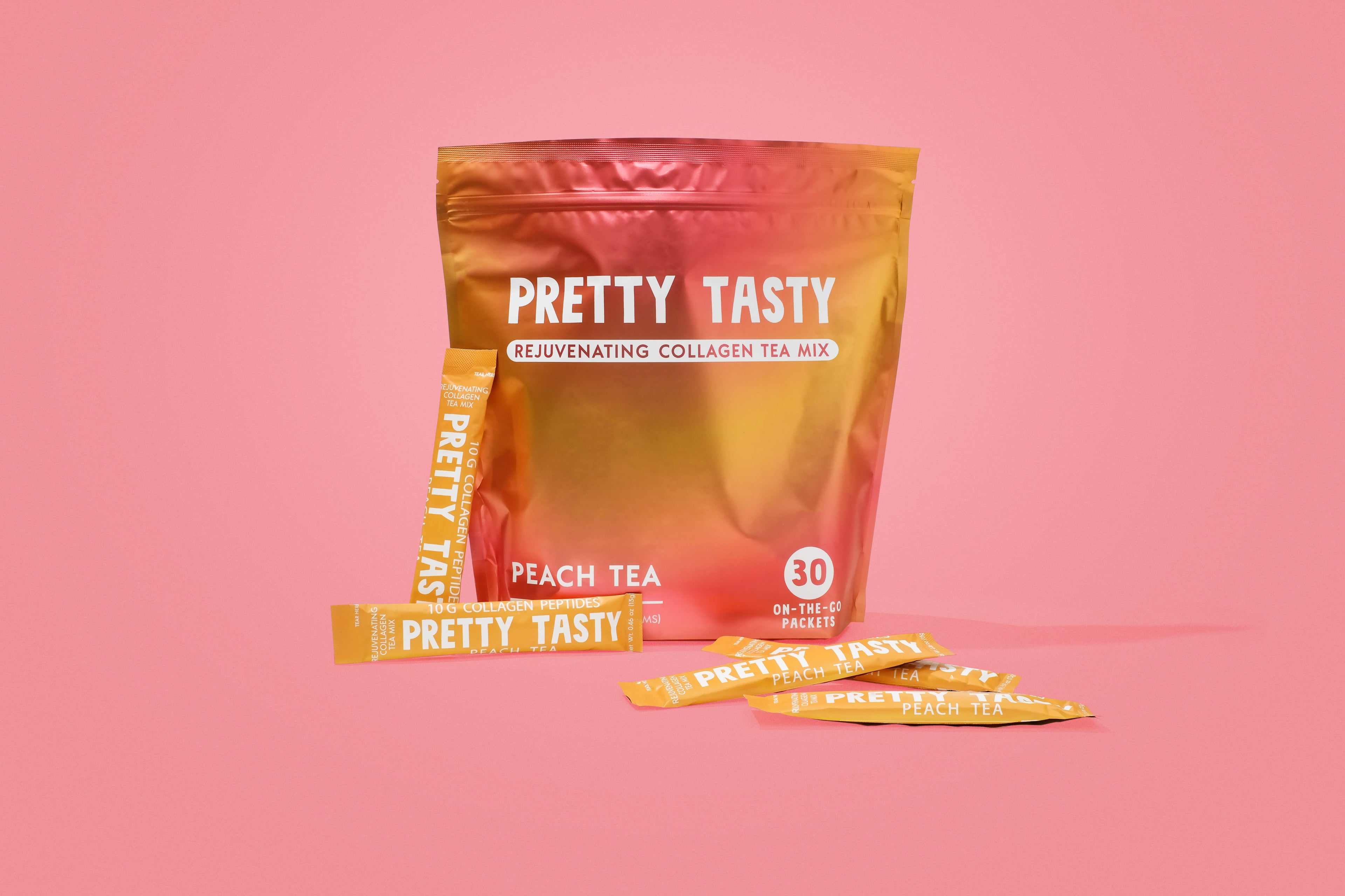 Peach 30ct Stick Pack Pouch