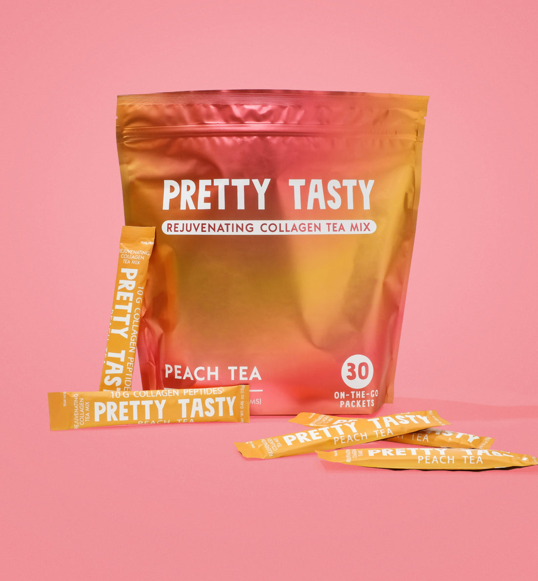 Peach 30ct Stick Pack Pouch