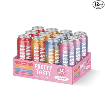 Pretty Tasty Collagen Tea Variety Pack (10g Protein Peptides)